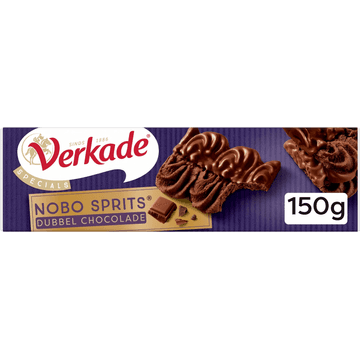 Verkade Specials Nobo Sprits Dubbel Chocolade 150 g