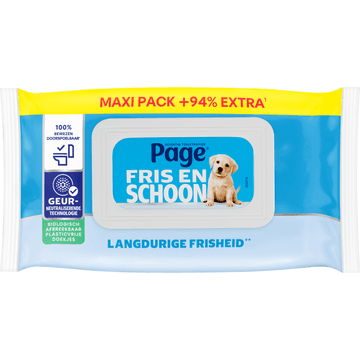 Page Compleet Schoon Vochtig Toiletpapier Maxi