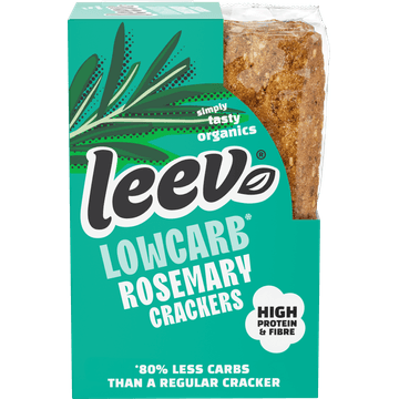 Leev® bio LOWCARB crackers rosemary 80g