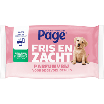 Page Vochtig Toiletpapier Sensitive