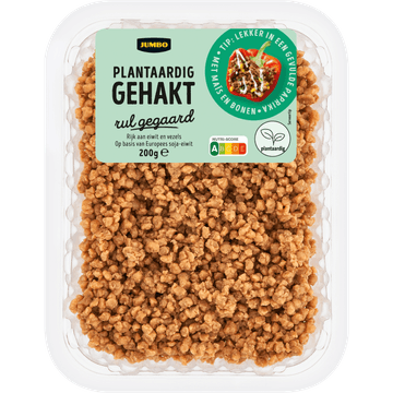 Jumbo Plantaardige Gehakte Kruimige Stukjes Rul Gegaard 200 g
