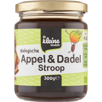 De Kleine Keuken Biologische Appel & Dadel Stroop voor Kids 300 g