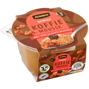 Jumbo Romige Koffiemousse met Speculooscrumble 75 g