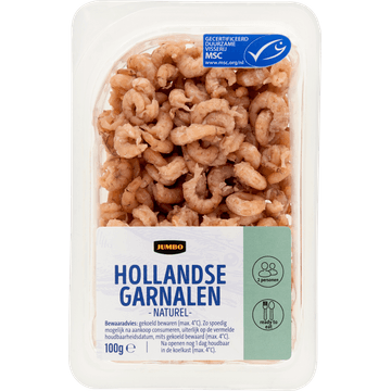 Jumbo Hollandse Garnalen Naturel 100 g
