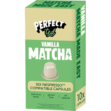 Perfect Ted Vanilla Matcha 10 x 5 g