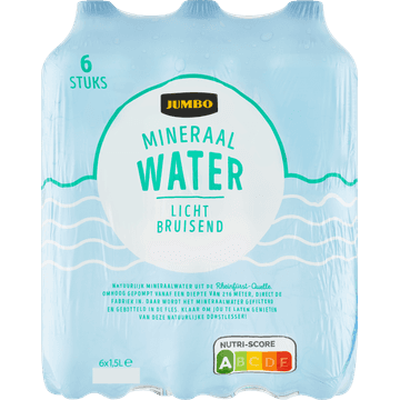 Jumbo Mineraalwater Licht Bruisend Fles 6 x 1,5 L