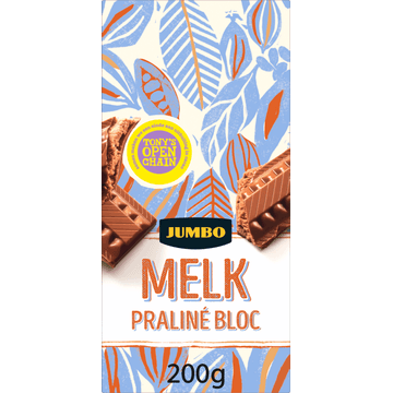 Jumbo Melk Praliné Bloc 200 g