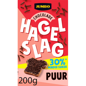 Jumbo Chocolade Hagelslag Puur 200 g