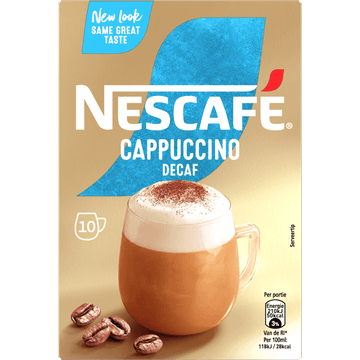 Nescafé Cappuccino Decaf 10 x 12,5 g