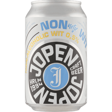 Jopen - Wit - Craft Beer - <0.5% Alcoholvrij - Blik - 330ML