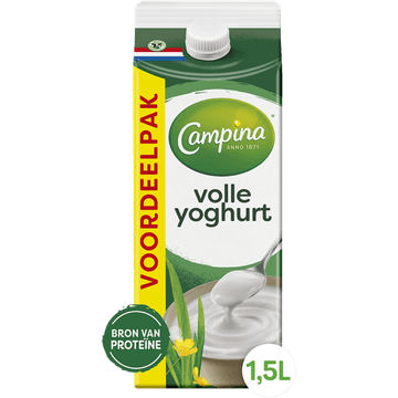 Campina Volle Yoghurt Voordeelpak 1,5 L
