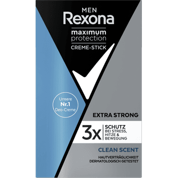 Rexona Men Maximum Protection Anti-Transpirant Crème Stick Clean Scent 45 ml