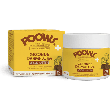 Poows Gezonde Darmflora Kat 60g