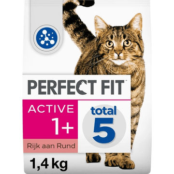 Perfect Fit - Kat - Adult - Active - Kattenbrokken - Rund - 1,4kg
