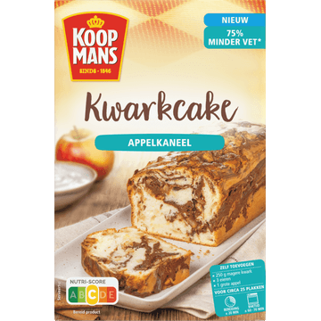 Koopmans Kwarkcake Appelkaneel 400g