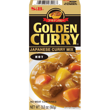 S&B Golden Curry Japanese Curry Mix Hot 92 g