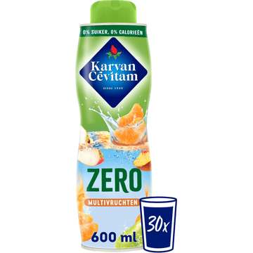 Karvan Cévitam Zero Multivruchten Siroop 600 ml