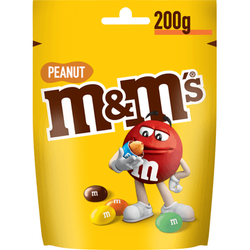 M&M'S Melk Chocolade Pinda Snoepjes Zak Middel