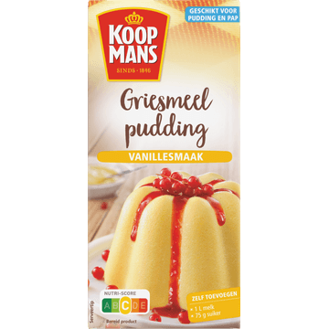 Koopmans Griesmeelpudding Vanillesmaak 500 g