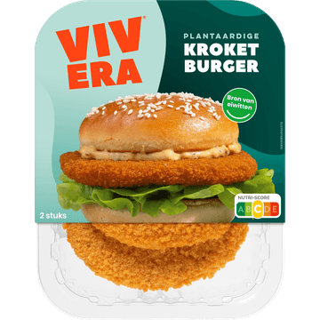 Vivera Plantaardige Kroketburger 2 Stuks 150 g