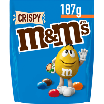 M&M'S Crispy chocolade snoepjes 187g
