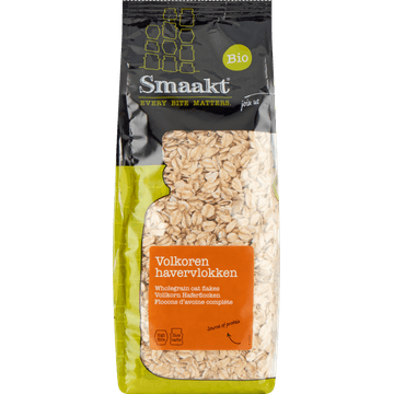 Smaakt Bio Volkoren Havervlokken 500 g