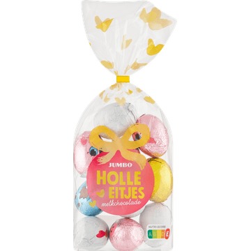 Jumbo Holle Paaseitjes met Dierenprint Melkchocolade 200 g