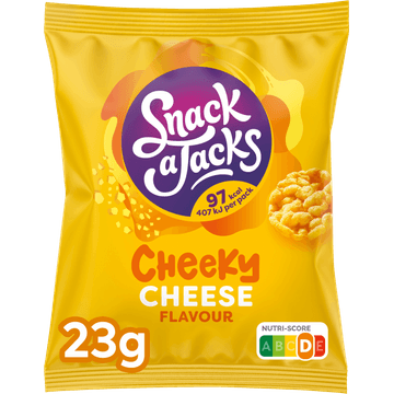 Snack A Jacks Crispies Kaas Rijstwafels 23 gr