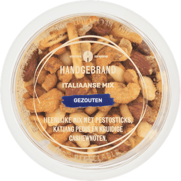 Handgebrand Italiaanse Mix Gezouten 200 g