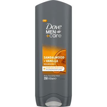 Dove Men+Care 3-in-1 Douchegel Sandalwood + Vanilla 250 ml