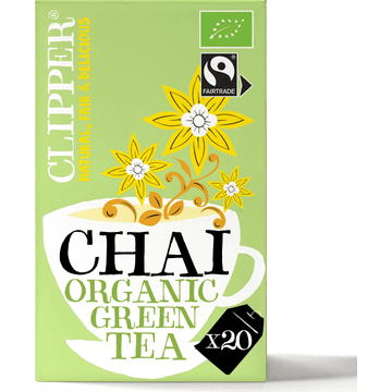 Clipper Chai Organic Green Tea 20 Zakjes 40 g