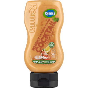 Remia Whisky Hartige & Romige Cocktail Tafelsaus 250 ml