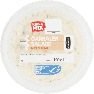 Jumbo Garnalen Salade met Surimi 150 g