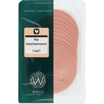 Wahid Kip Boterhamworst 125 g