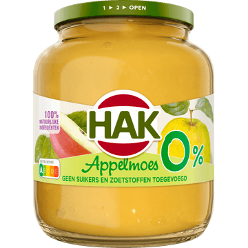Hak Appelmoes 0% 700 g