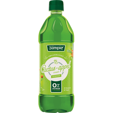 Slimpie Cactus-Appel Smaak Siroop 650 ml