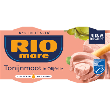 Rio Mare Tonijnmoot in Olijfolie MSC 2 x 65 g