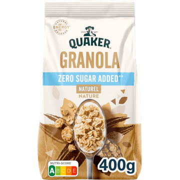 Quaker Zero Sugar Added Granola Naturel 400 gr
