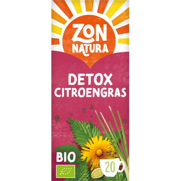 Zonnatura Biologische Thee - Detox Citroengras