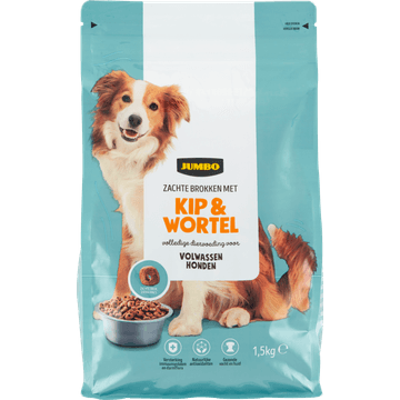 Jumbo Zachte Brokken met Kip & Wortel 1,5 kg