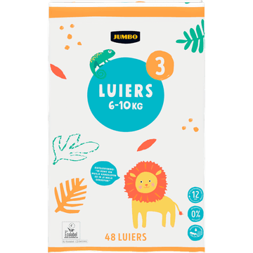 Jumbo Luiers Maat 3 6-10 kg 48 Stuks