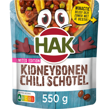 HAK Mexicaans gekruid kidneybonen chili schotel 550g