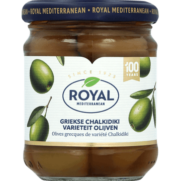 Royal Mediterranean Griekse Chalkidiki Varieteit Olijven 210 g