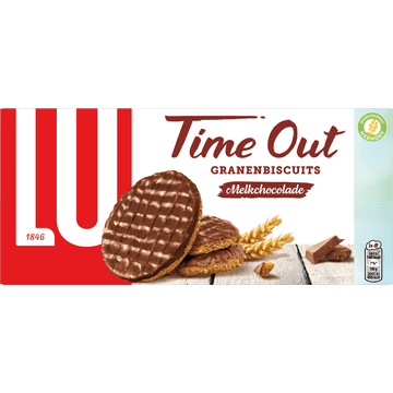 LU Time Out Granenbiscuits Melkchocolade 6 x 2 stuks
