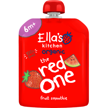 Ella's Kitchen Fruit smoothie the red one 6+ biologisch 90 g
