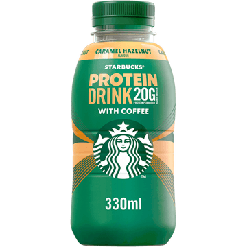 Starbucks Caramel Hazelnut Flavour Protein Drink with Coffee 330 ml