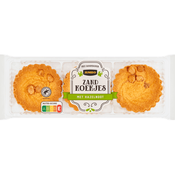 Jumbo Zandkoekjes met Hazelnoot met Roomboter 200 g