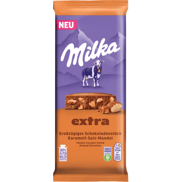 Milka Salted Almond Caramel Chocolade Tablet 190g