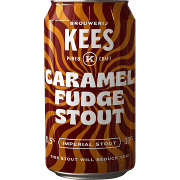 Brouwerij Kees - Caramel Fudge Stout - Blik - 330ML