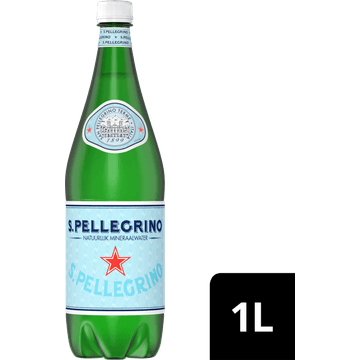 S.Pellegrino Licht Bruisend Natuurlijk Mineraalwater 1 L